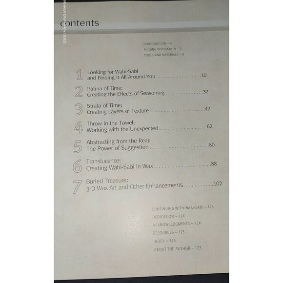 Wabi-Sabi Art Workshop: Mixed Media Techniques paperback - Picture 8 of 12